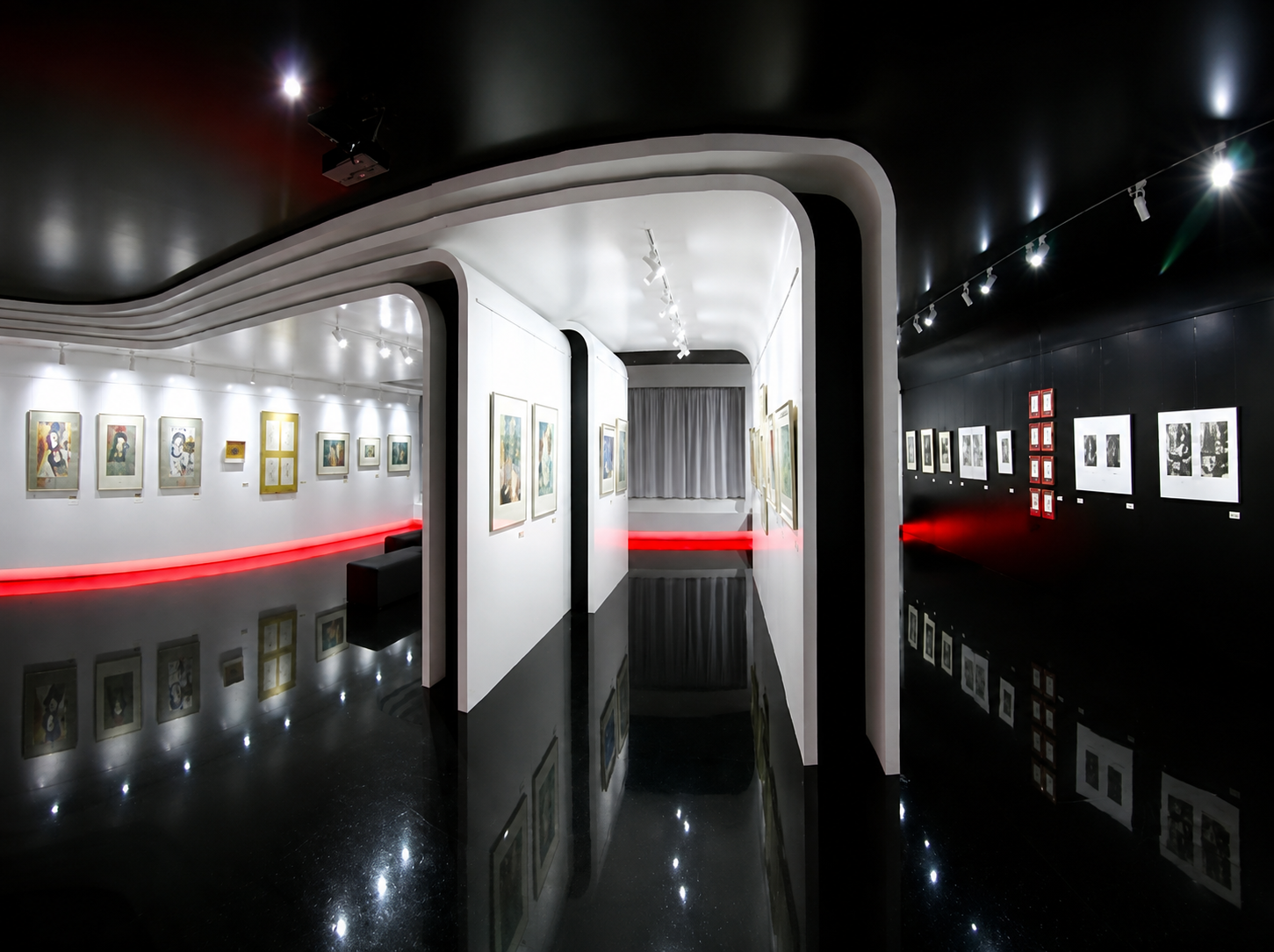 Sadrokartónové práce pre Rumanský Art Centre